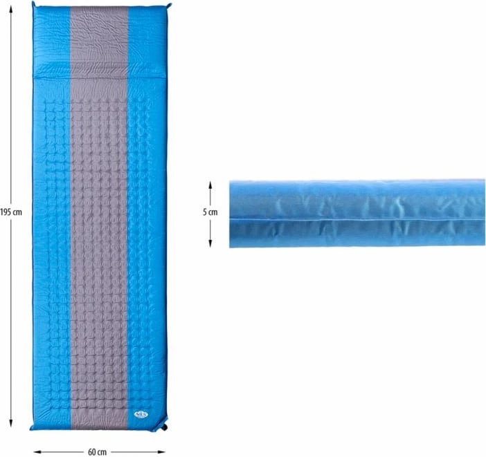 Shtrat vetëfryrës Nils Extreme për meshkuj/femra, blu/gri