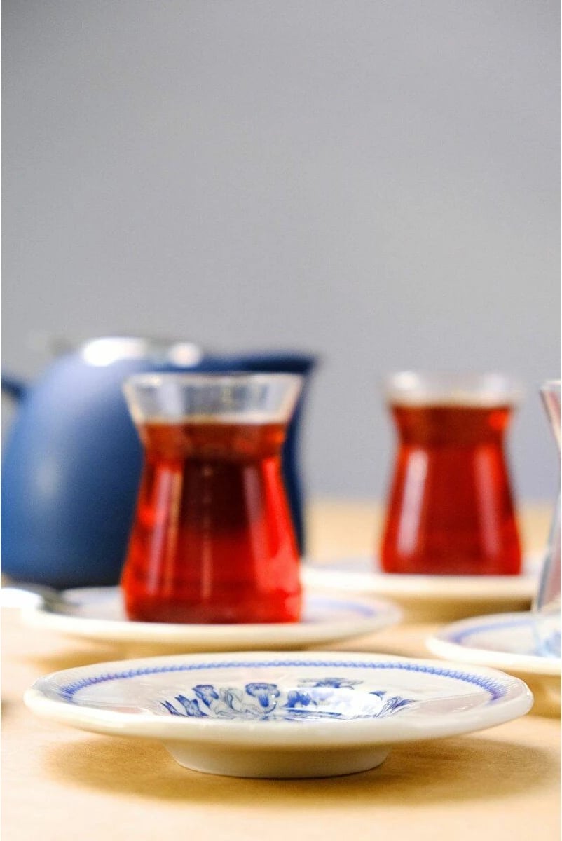 Set filxhanësh për çaj (12 copë), Hermia Concept, FLYCS12PRS1017