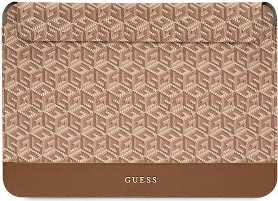 Mbështjellës laptopi Guess GCube Stripe, 16", Kafe