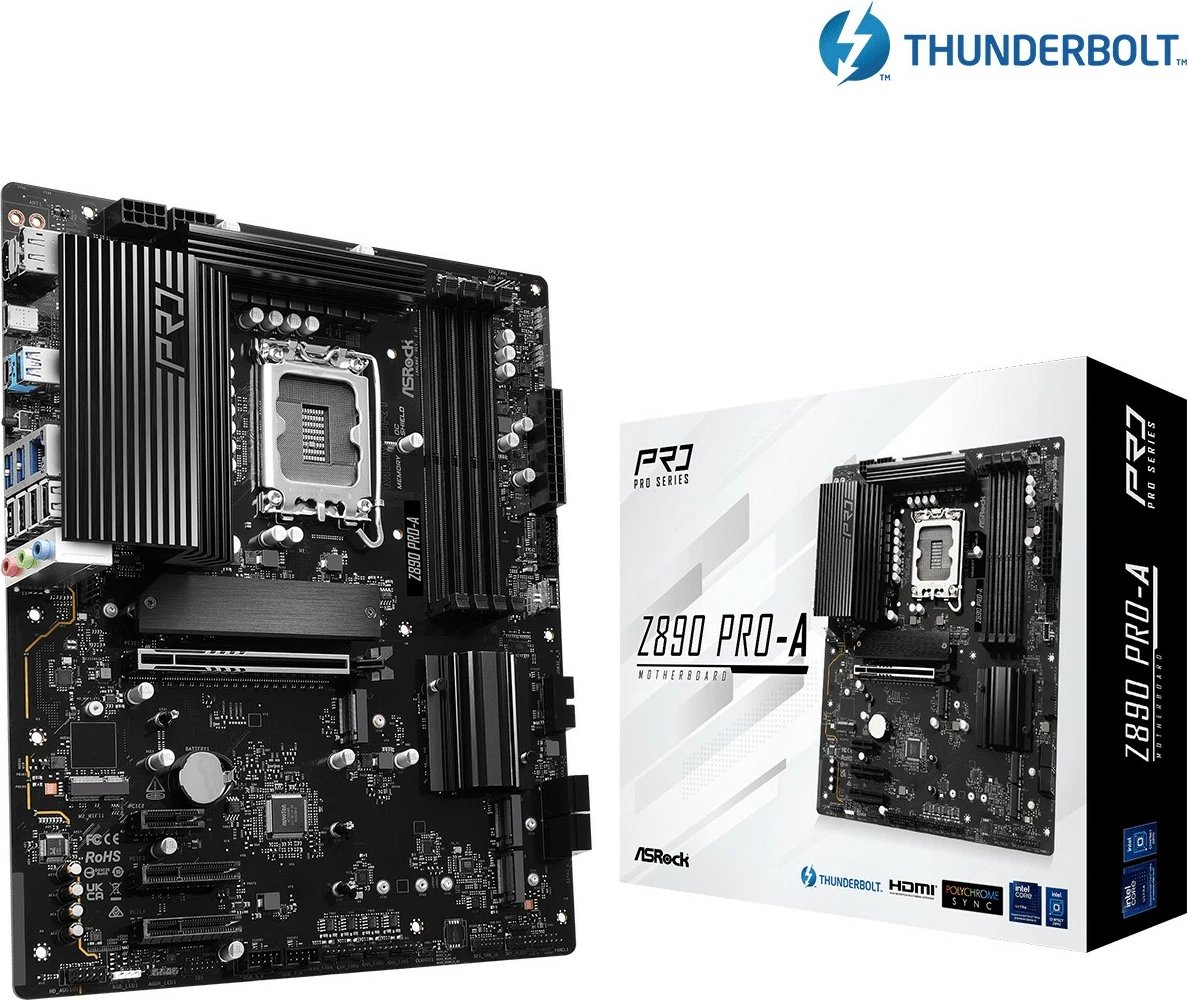 Pllakë amë ASRock Z890 Pro-A DDR5, ATX