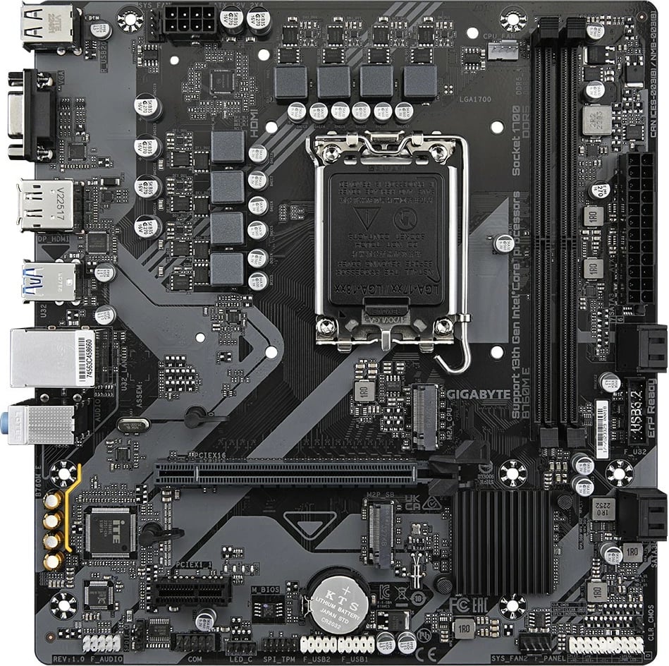 Pllakë amë Gigabyte B760M E, Socket 1700, micro ATX
