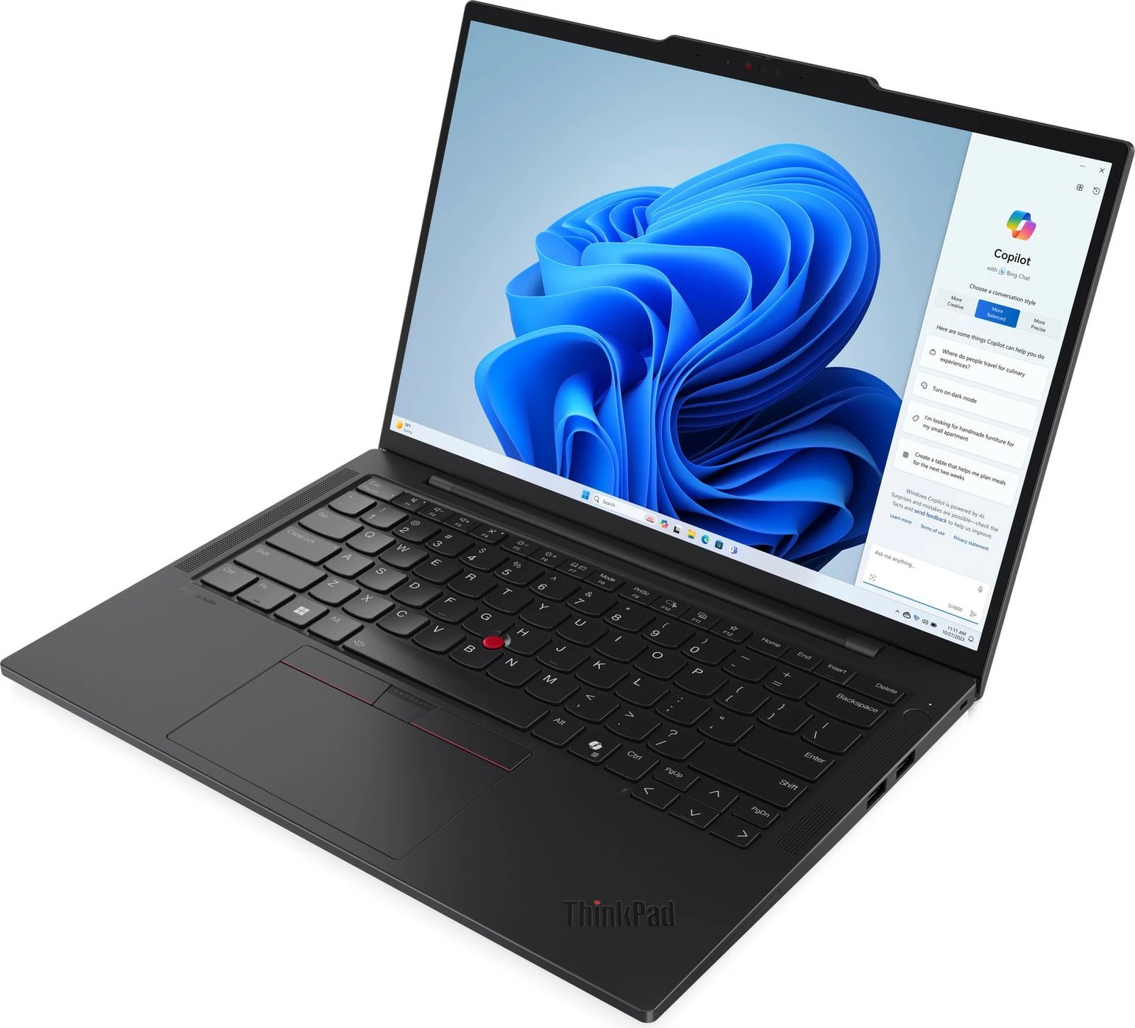 Laptop Lenovo ThinkPad T14s Gen 5, Intel Core Ultra 7, 16 GB RAM, 512 GB SSD, 14 inch, Black