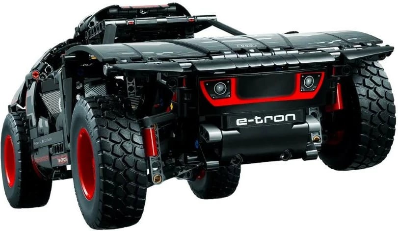 Set ndërtimi LEGO Technic Audi RS Q e-tron 42160, 914 pjesë, i zi