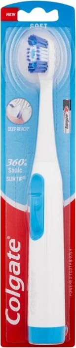 Furçë dhëmbësh elektrike Colgate 360 Sonic Slim Tip, 1 copë
