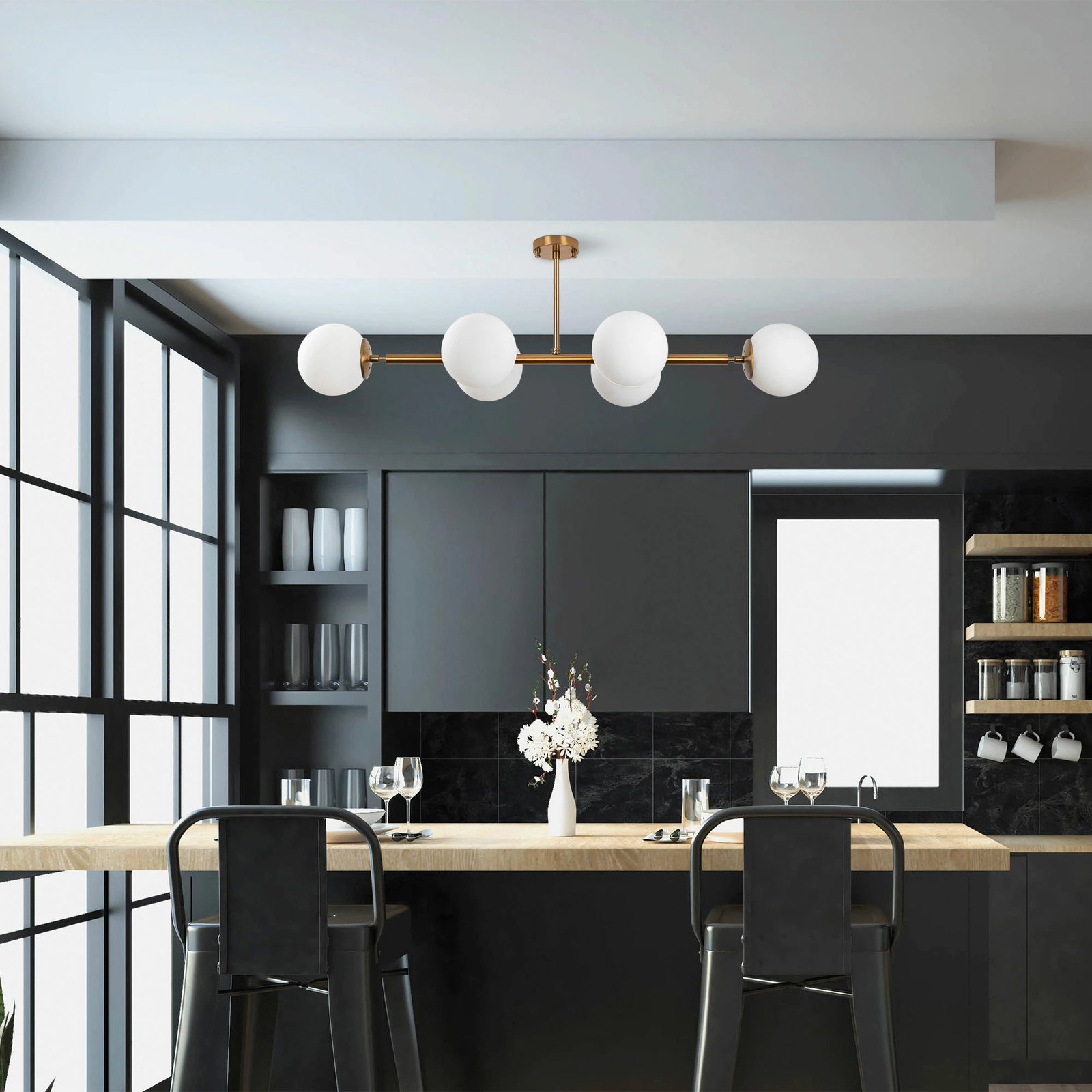 Llambadar Opviq, Fazli - 10501, ngjyrë vintage, 110x40x35cm