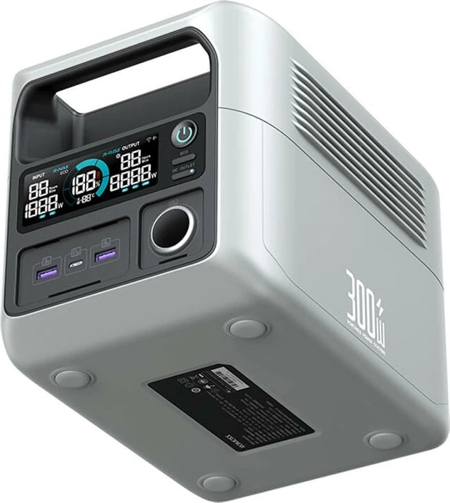 Stacion portativ energjie Romoss RM300, 80000mAh, 256Wh, gri