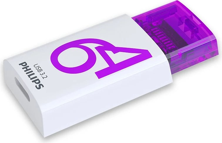 USB stick Philips Click Series Gen 1 64GB USB-C, bardhë/vjollcë