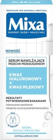 Serum hidratues për femra MIXA Hyaluronic Acid + Lactic Acid, 30ml