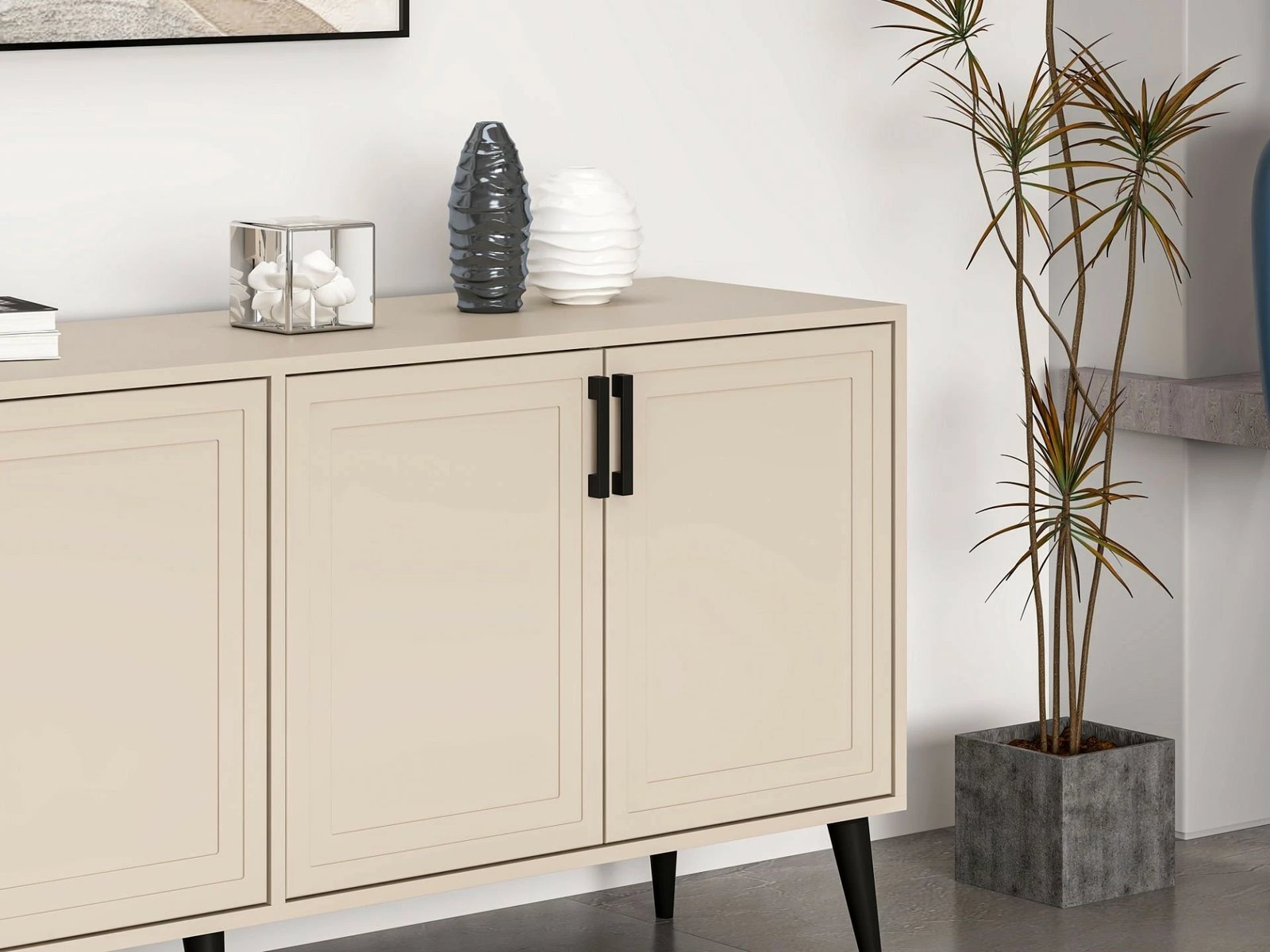 Konsolë Skye Decor, Prime, ngjyrë rëre