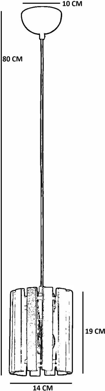 Llambë tavani Opviq, ngjyrë lisi dhe e zezë, 9075-1 Llambë tavani Opviq, ngjyrë lisi dhe e zezë, 9075-1