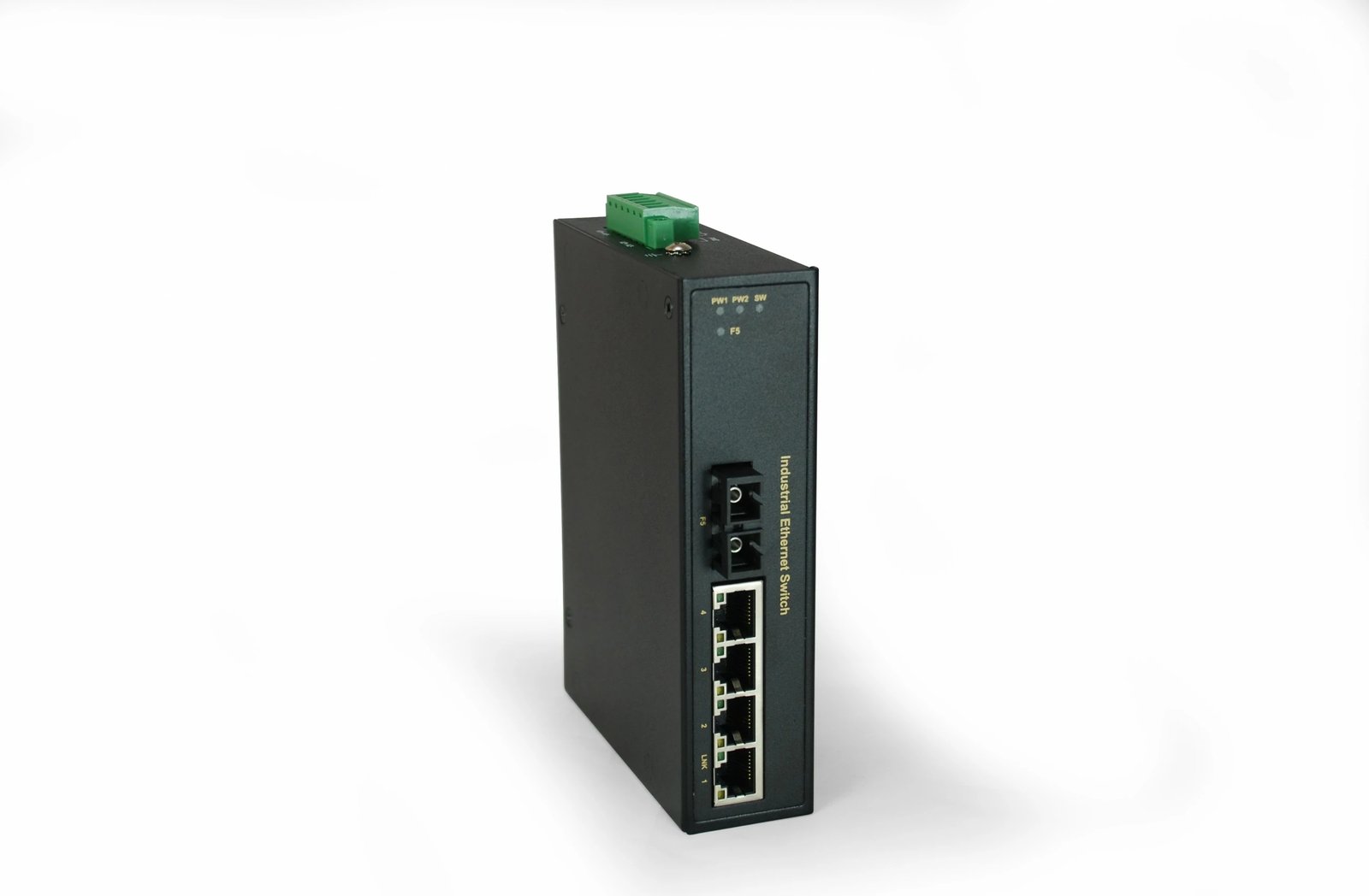Switch LevelOne 5-Port Fast Ethernet Industrial, DIN-Rail, -40°C deri 75°C, Pa menaxhim, PoE, Montim në mur