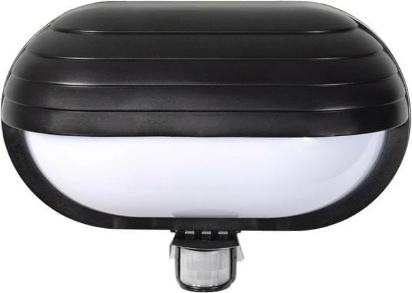 Llambë muri Maclean MCE33 me sensor lëvizjeje, 60W, E27, e zezë