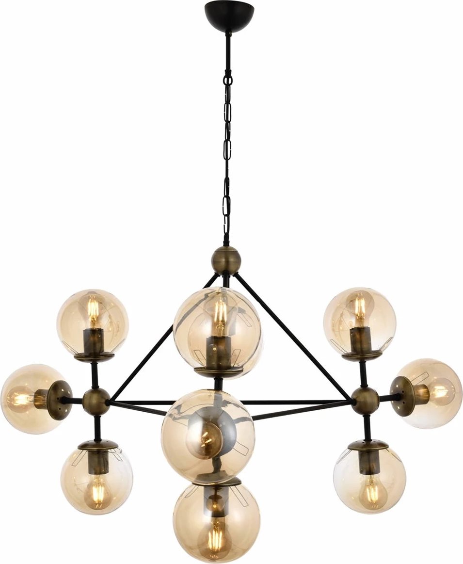 Llambadar Opviq, AV-4258-10BSY, ngjyrë e zezë, antike, 100cm