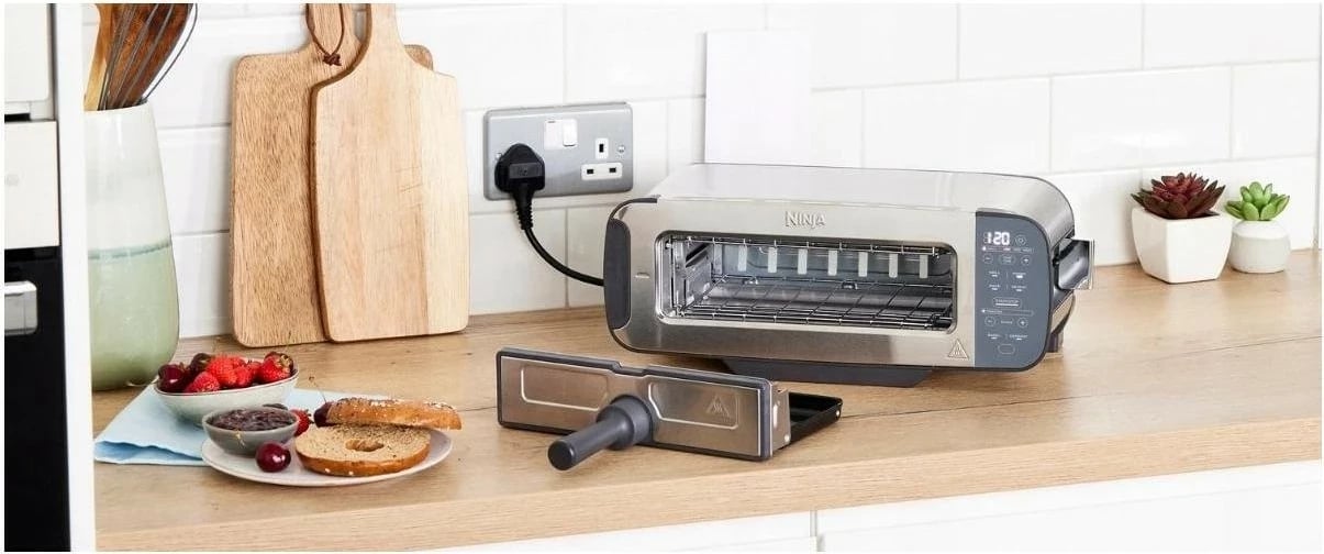 Toster Ninja ST202EU, 32L, inox, 1500W, argjendtë