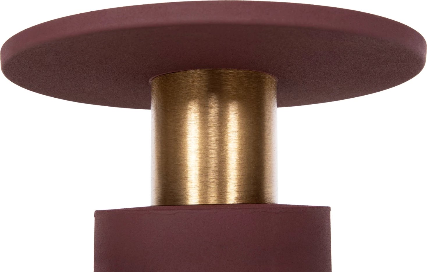 Tavolinë anësore PUNJAB FH4239.06 metalike, ngjyrë tulle-ari/bronz Φ36x47H cm