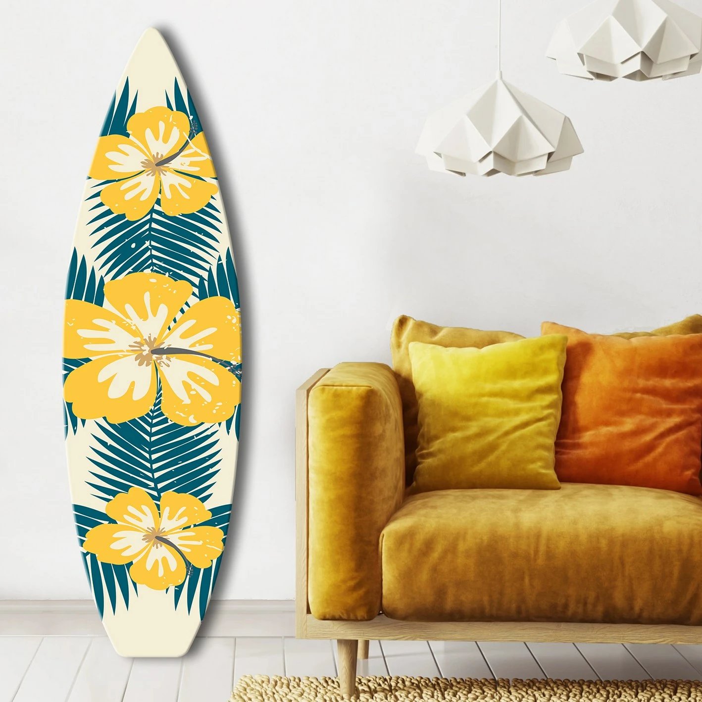 Pikturë dekorative MDF, shumëngjyrëshe, SRF3855, 40x140cm