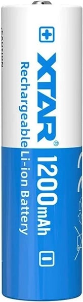 Bateri rikarikueshme XTAR 14500-1200, 1200 mAh, Li-Ion, 3.7V, 1 copë