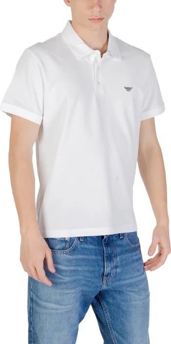 Polo për meshkuj Emporio Armani Underwear, e bardhë