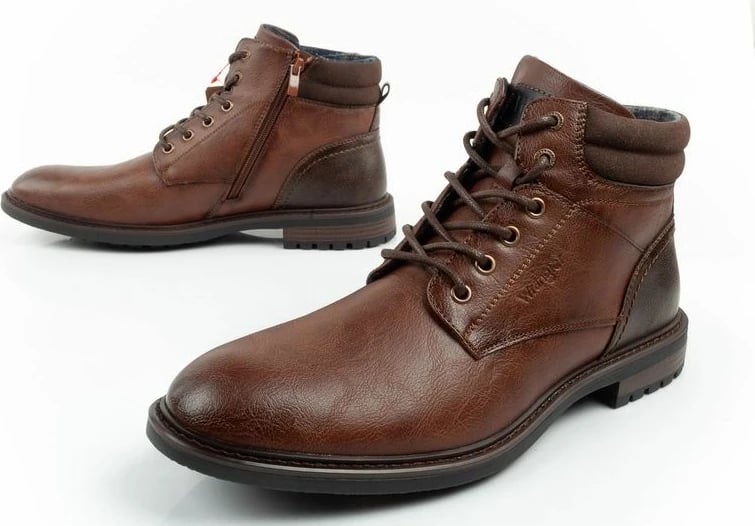 Çizme chelsea për meshkuj Wrangler, kafe