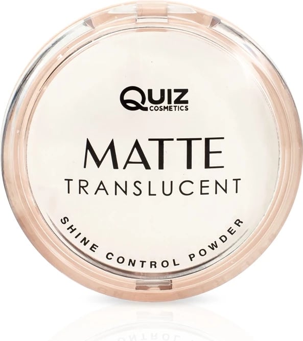 Puder mat për femra Quiz Cosmetics Matte Translucent Powder White 10g