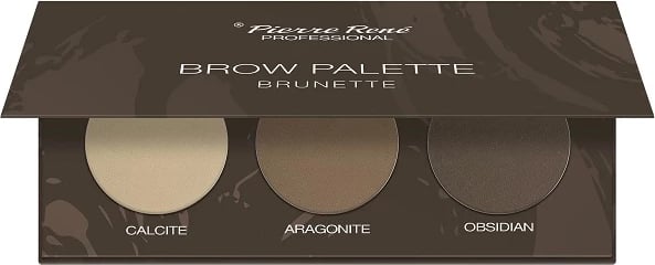 Paletë për vetulla Pierre Rene 03 Brunette për femra, 3x1.3g Paletë për vetulla Pierre Rene 03 Brunette për femra, 3x1.3g