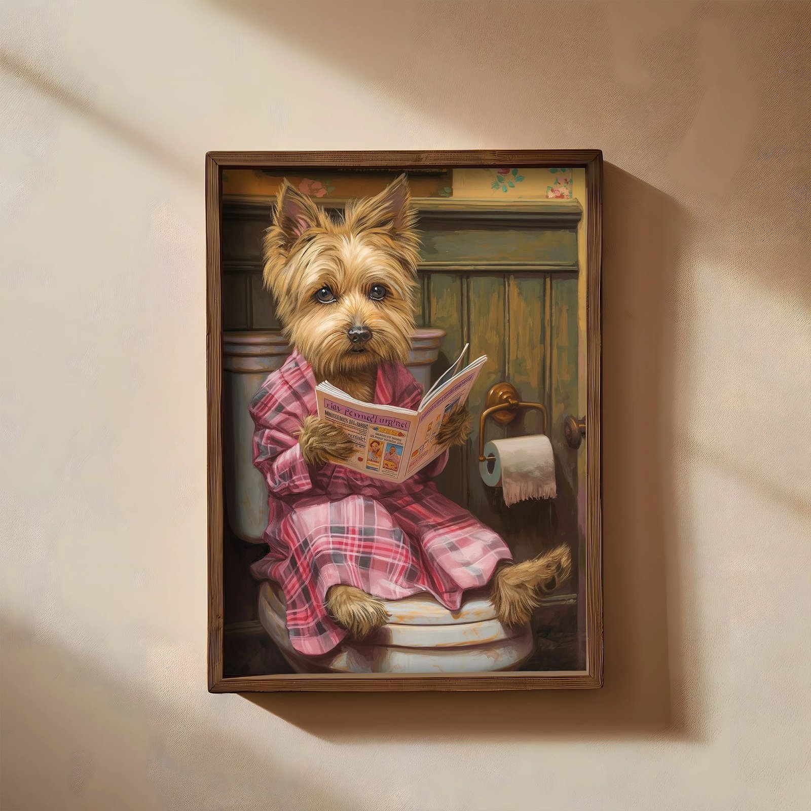 Pikturë dekorative me kornizë MDF, Wallity, AI001, shumëngjyrëshe, 35x47x3.5cm