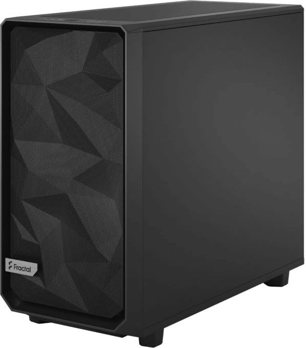 Kasë Fractal Design Meshify 2 Solid FD-C-MES2A-01, Tower, ATX/E-ATX/mATX/mini-ITX, USB-C, e zezë