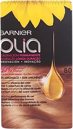 Ngjyrë për flokë Garnier Olia 8.0 Bjonde e Çelët