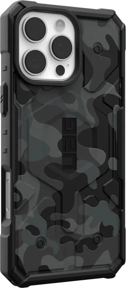 Mbështjellës Urban Armor Gear Pathfinder SE për iPhone 16 Pro Max, gri, model AW82-0AH