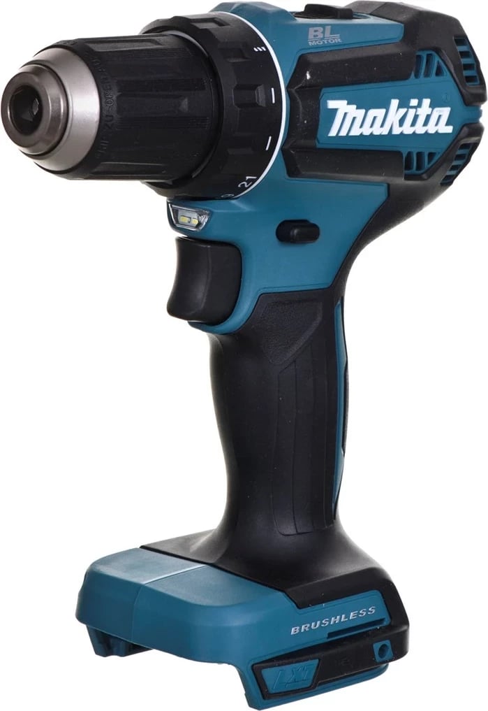 Makita DDF485Z, 1900 RPM, pa çelës, 1.7 kg, Zi, Blu