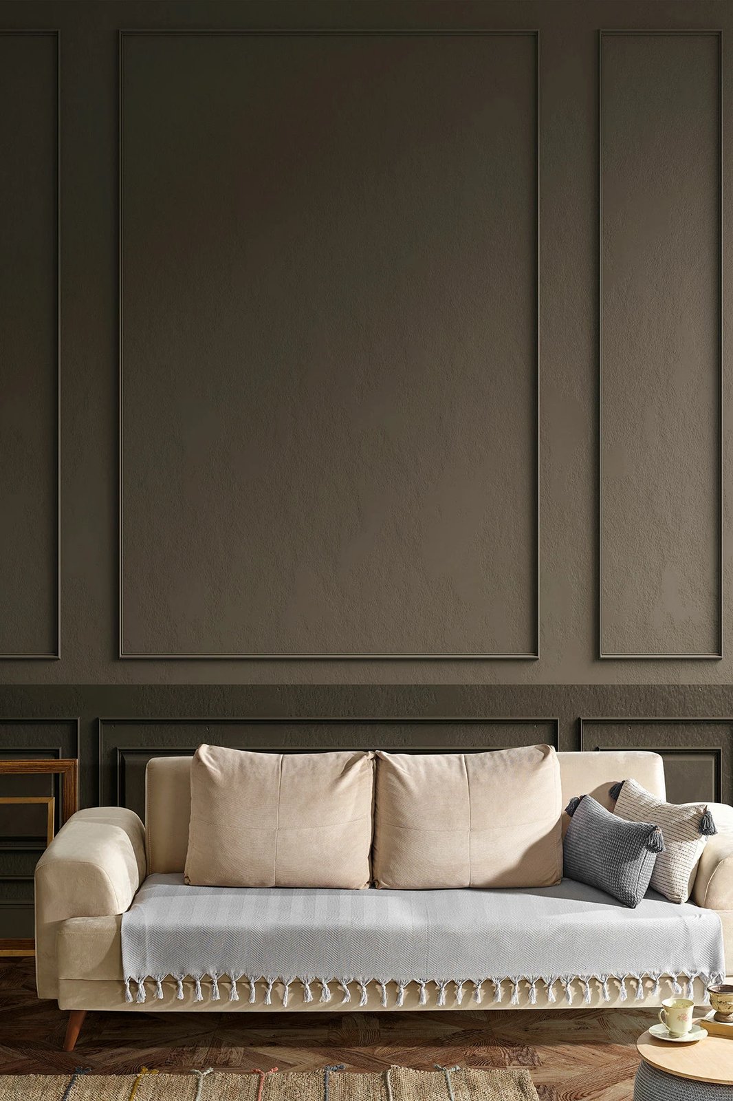 Mbulesë divani L'essentiel Asya, ngjyrë gri e çelët, 115x200cm