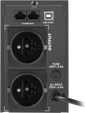 UPS Armac Office 650E LCD, 650VA, 390W, me ekran LCD, i zi