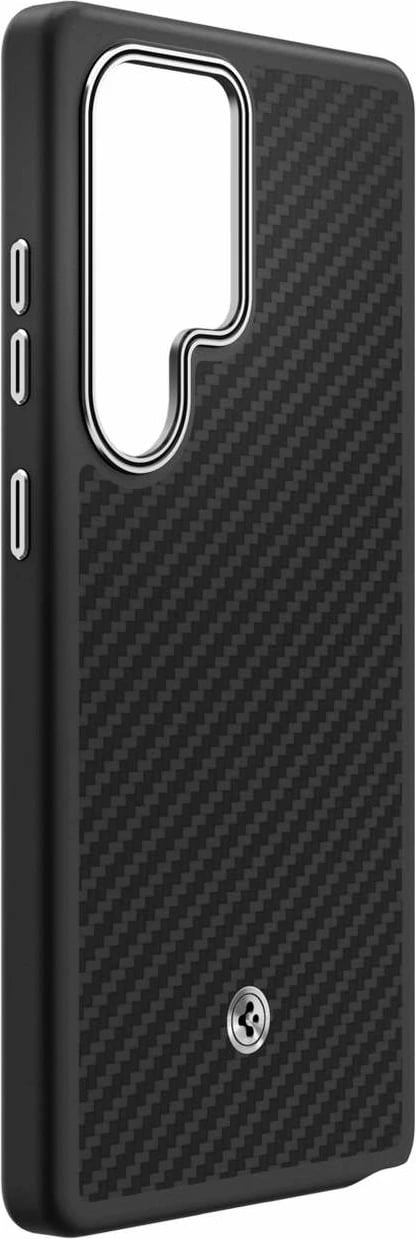Mbështjellës Spigen Enzo Aramid GP-FPS938PGABW për Samsung Galaxy S25 Ultra, MagFit, i zi