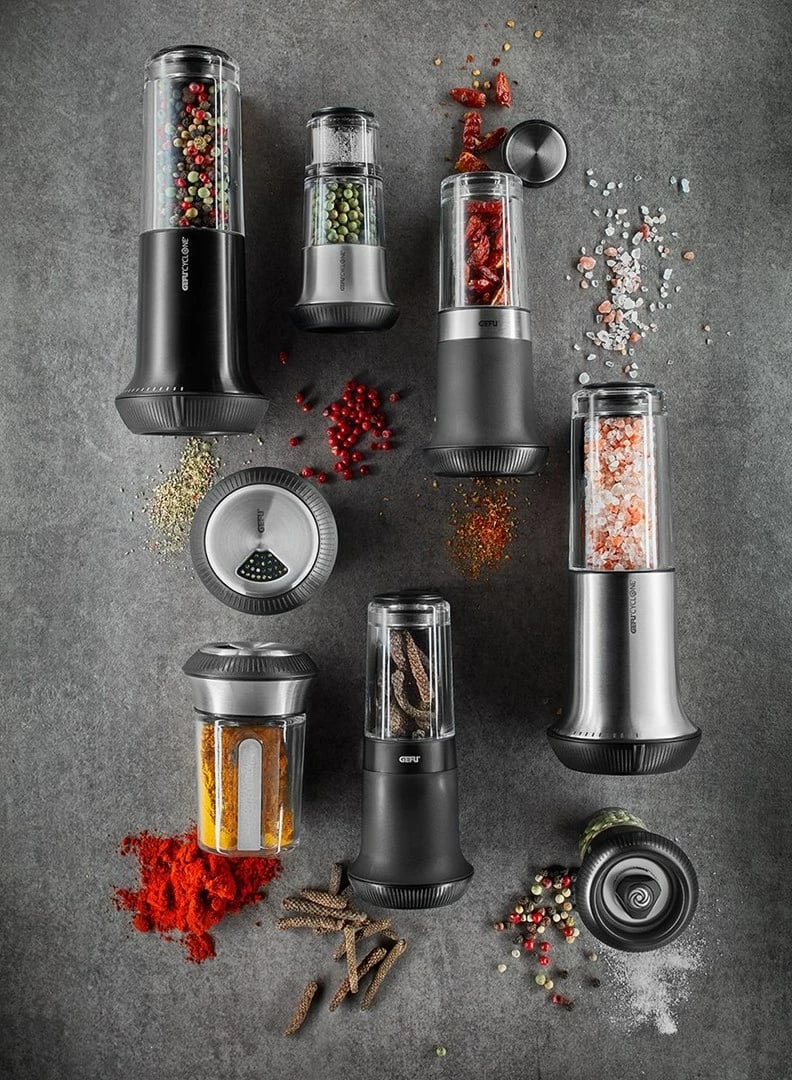 Set mullinjsh për erëza GEFU X-PLOSION, 2 copë, çelik inox