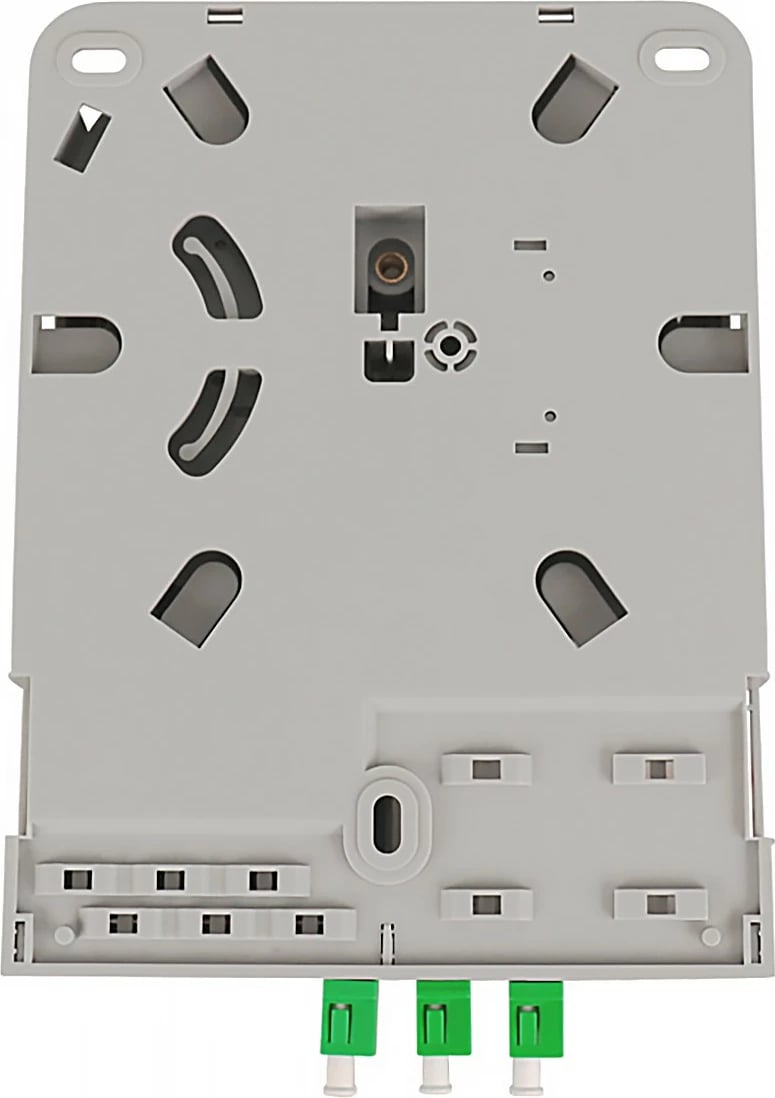 Njësi shpërndarëse FTTH Digitus, 3 x LC/APC duplex, plastikë, gri