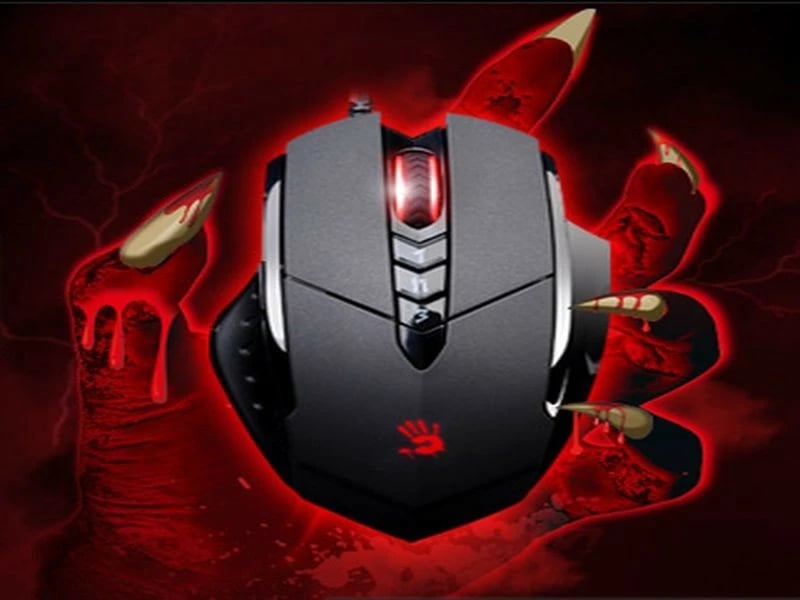 Maus gaming A4 Tech Bloody V7m, me kabllo, 8 butona, i zi