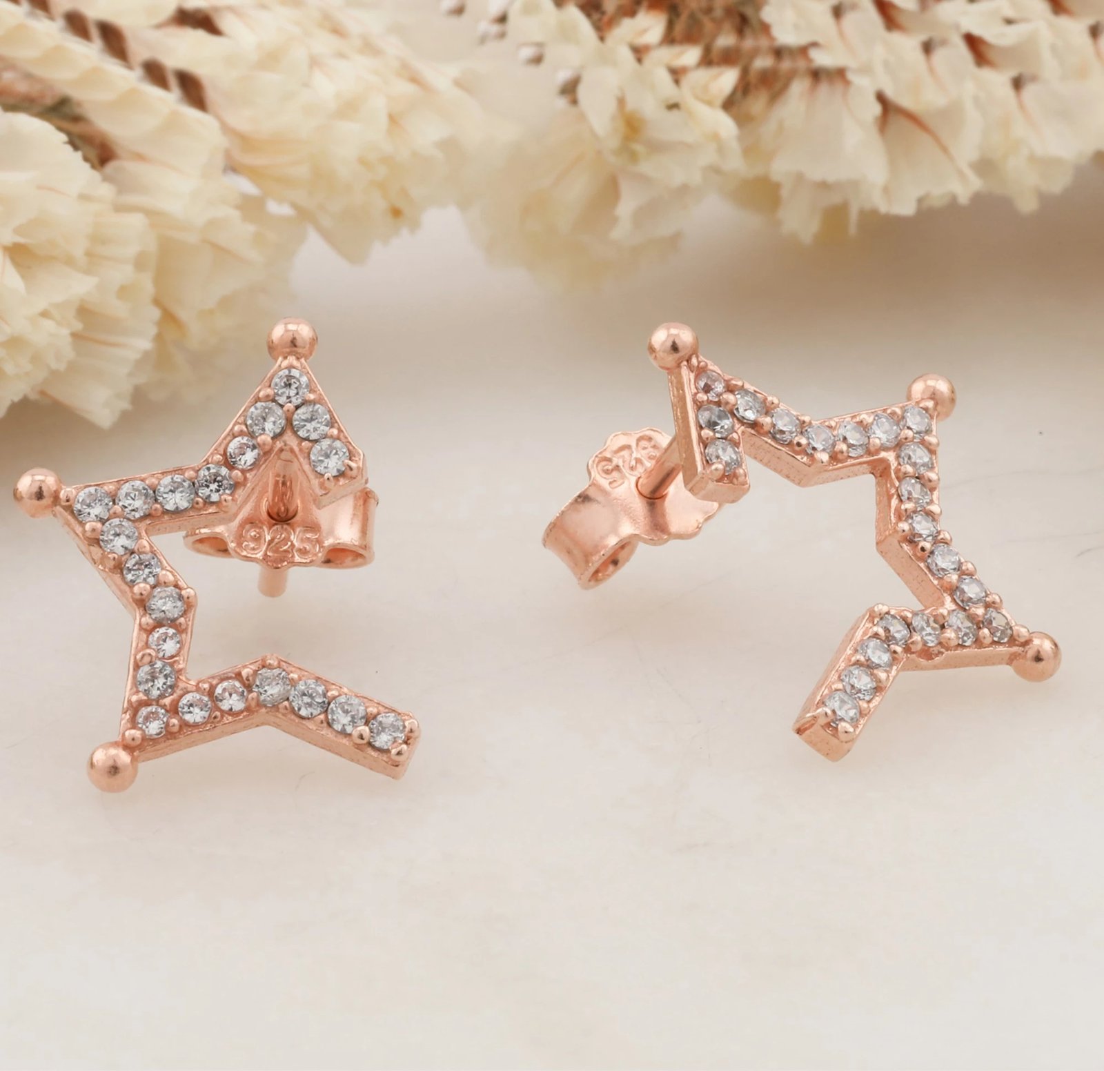 Vathë argjendi ngjyrë rozë gold Jumeon, 10776ROS