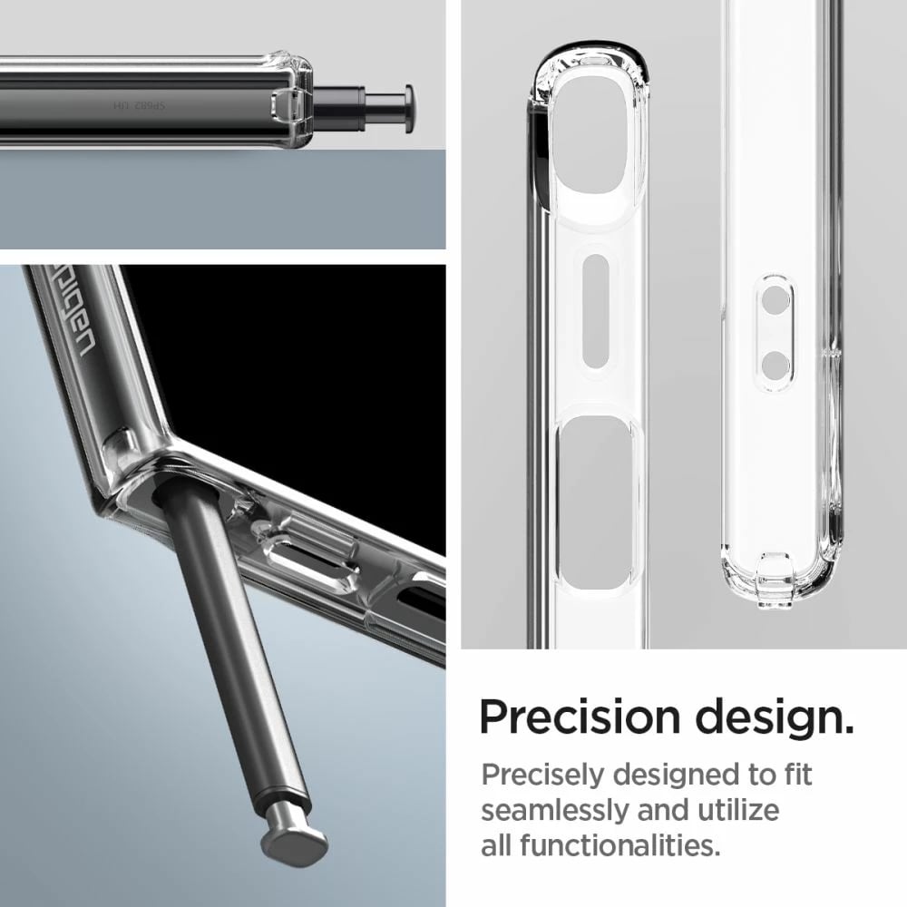 Mbështjellës Spigen Ultra Hybrid për Samsung Galaxy S24 Ultra, Transparent