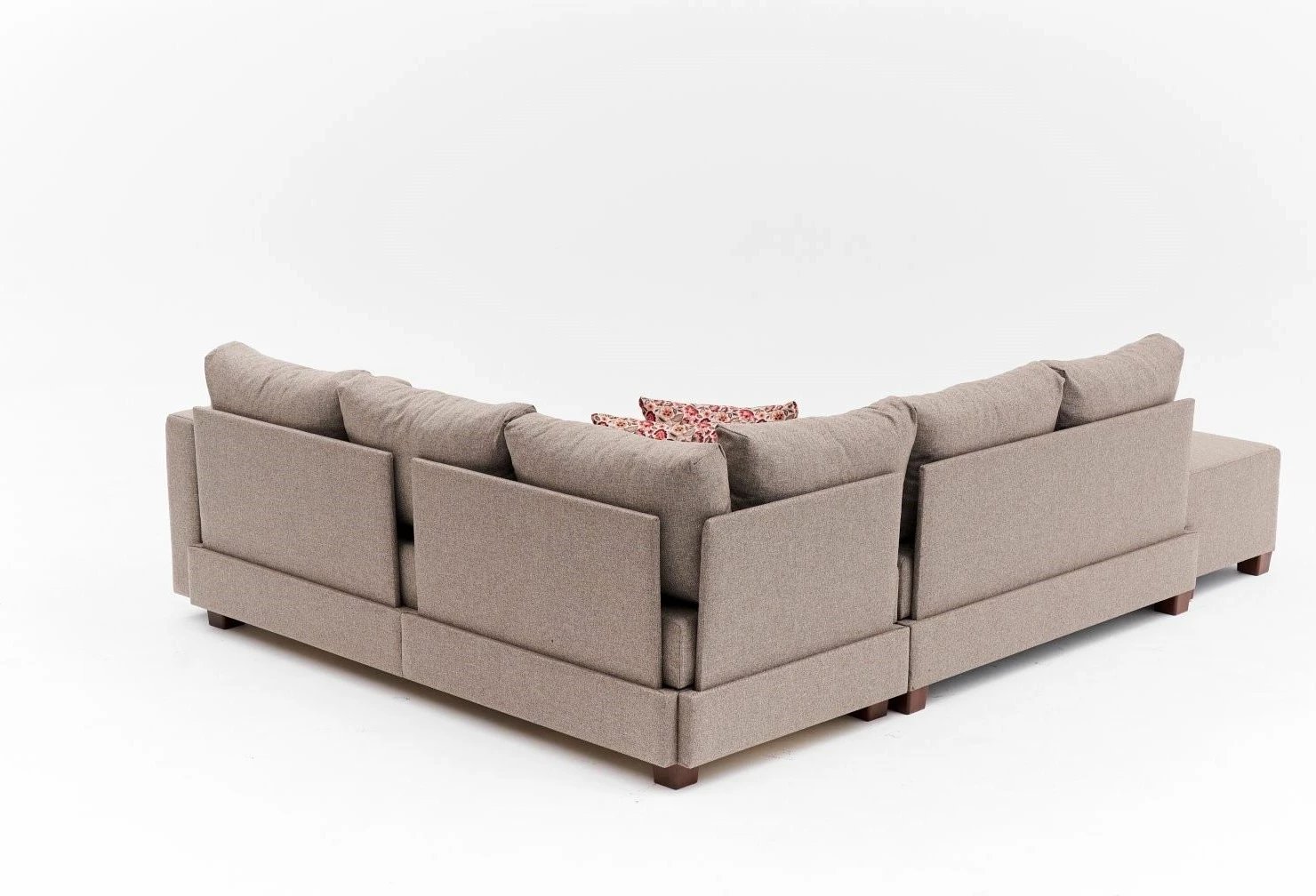 Kënd-sofë krevate Atelier del Sofa, Aly Arzilla, kënd i majtë, ngjyrë kafe