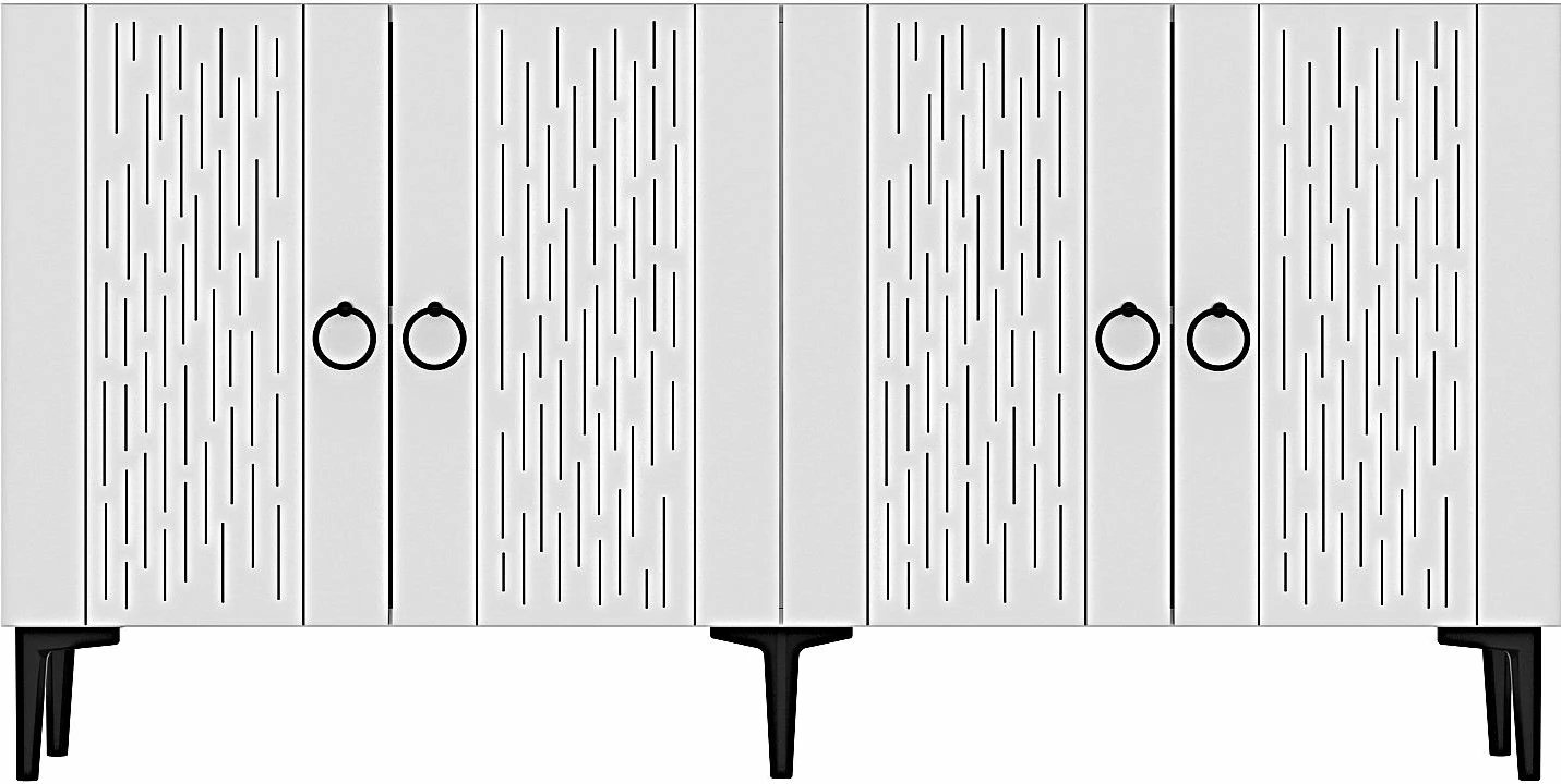Konsolë Skye Decor, Rain 150, e bardhë