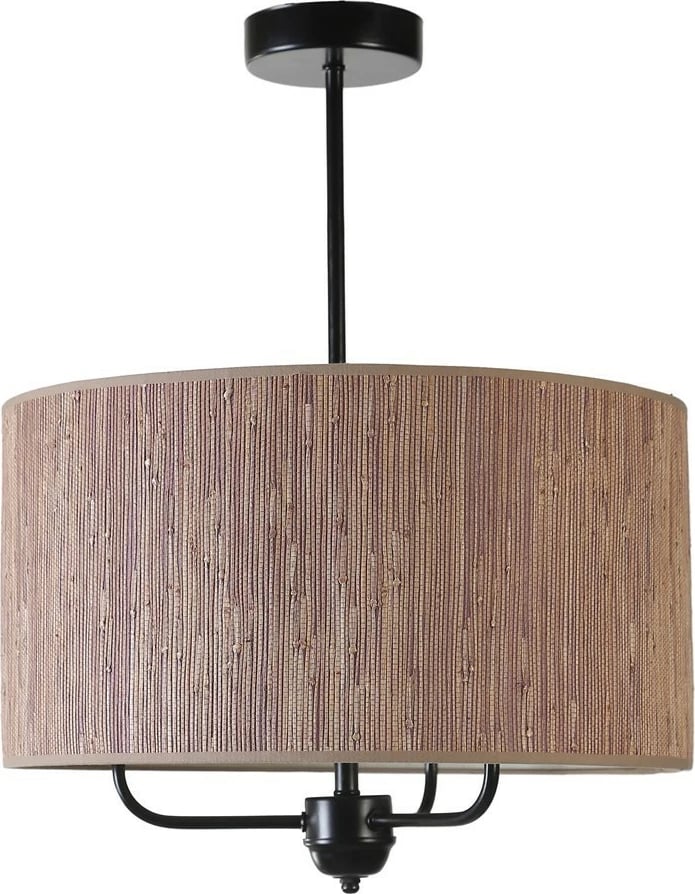 Llambë varëse Opviq, 8853-2, trup metalik, kapak bambuje, kafe & e zezë, 45x70cm