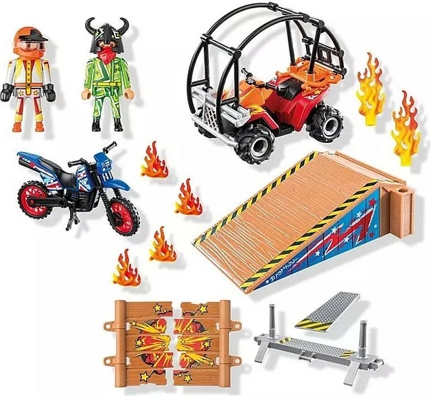 Set lodrash aksion Playmobil Action Heroes 71808, 44 pjesë
