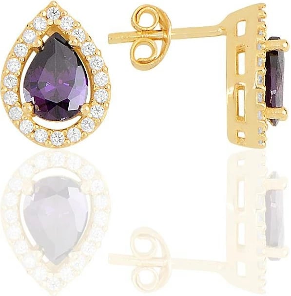 Vathë argjendi Jumeon, ngjyrë ari dhe vjollcë, 11520MOR