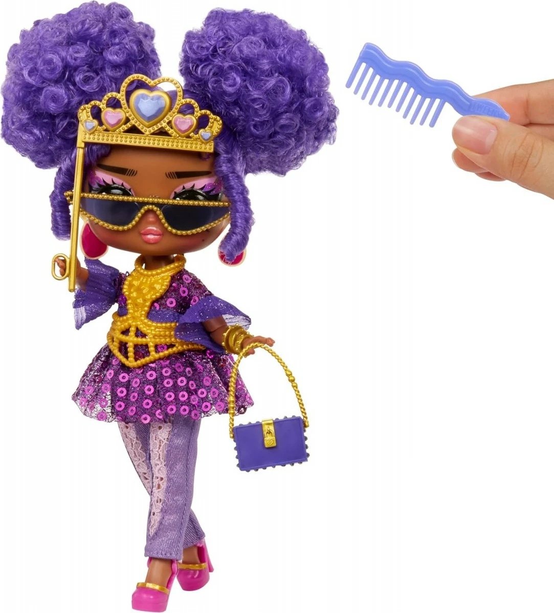 Kukull L.O.L. Surprise Tweens Cassie Cool, 16.5 cm, me aksesorë, vjollcë
