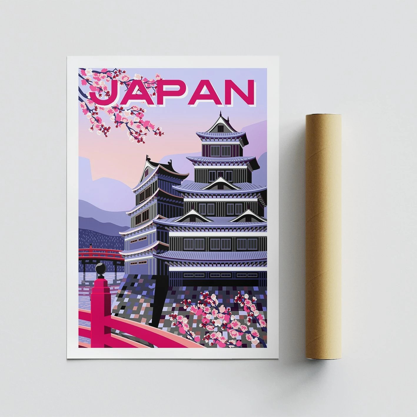 Poster A3, Wallity, Japoni - 2011, shumëngjyrësh