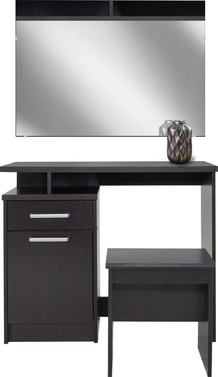 Tualet me pasqyrë dhe stol Olympus, ngjyrë wenge