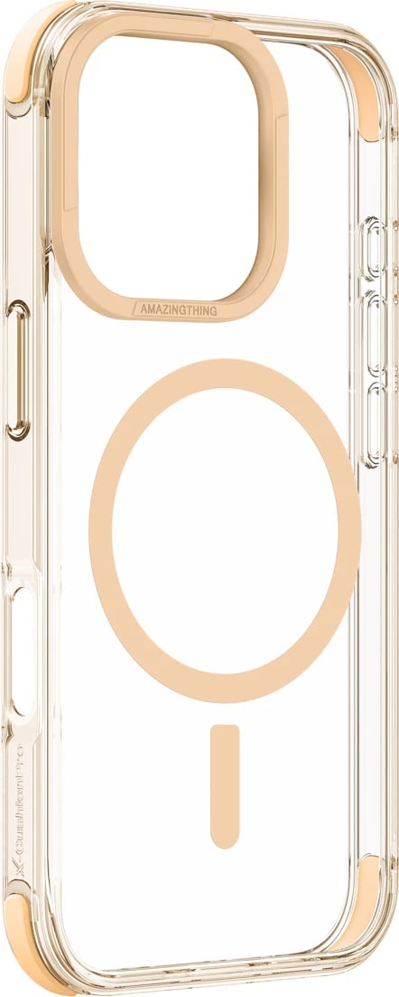 Mbështjellës AmazingThing Omni Mag Case për iPhone 16 Pro, rozë e artë