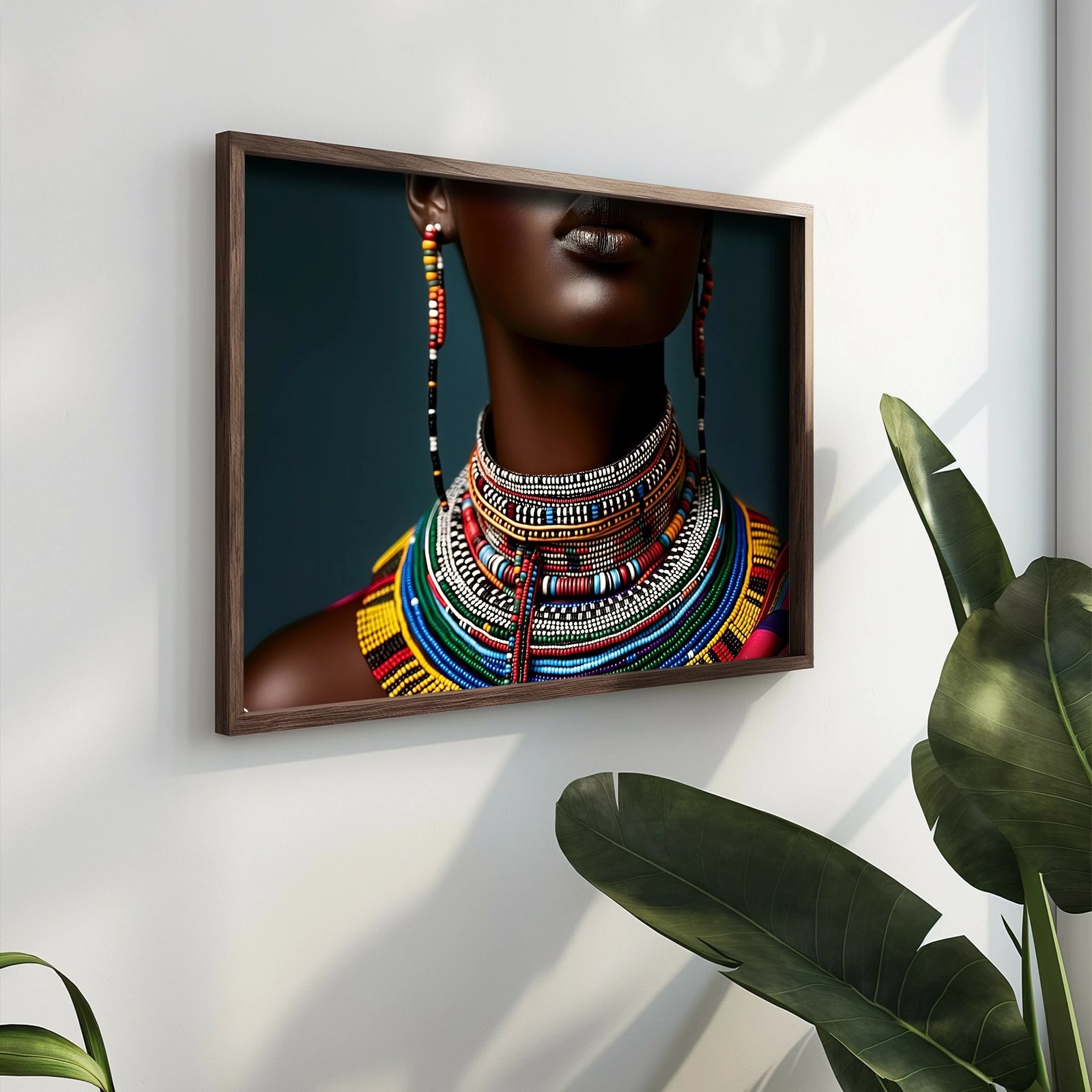 Pikturë dekorative me kornizë MDF, shumëngjyrëshe, Wallity, GE246-L