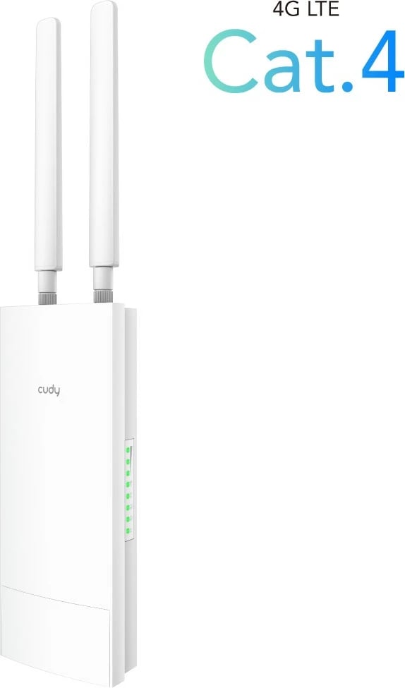Router Cudy LT500 Outdoor, 4G LTE, AC1200, nanoSIM, i bardhë