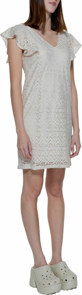 Fustan midi Vero Moda, femra, bezhë